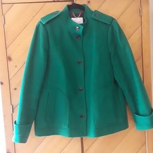 Banana Republic Kelly green coat